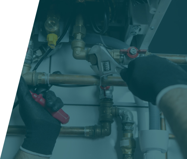 Group 36 (5) Technician connecting a water pump, representing pumps installation service in London by We Fix Plumbing London.