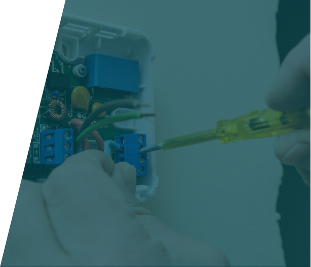 Skilled technician performing thermostat installation or replacement. Trust We Fix Plumbing for expert service in London